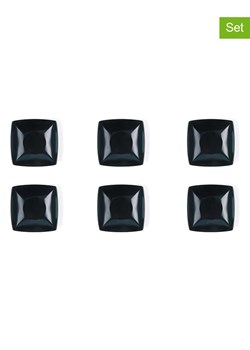 Trendy Kitchen by EXCÉLSA Talerze głębokie (6 szt.) "Eclipse" w kolorze czarnym - 17 x 17 x 5,5 cm ze sklepu Limango Polska w kategorii Naczynia - zdjęcie 188453141