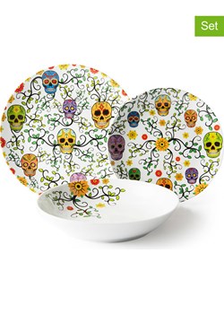 Trendy Kitchen by EXCÉLSA 18-częściowy zestaw talerzy ze wzorem ze sklepu Limango Polska w kategorii Naczynia - zdjęcie 188453403