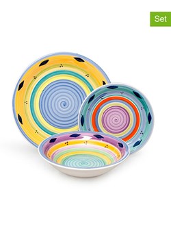 Trendy Kitchen by EXCÉLSA 18-częściowy zestaw talerzy "Esprit" ze wzorem ze sklepu Limango Polska w kategorii Naczynia - zdjęcie 188453462