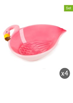 Trendy Kitchen by EXCÉLSA Miski (4 szt.) "Tropical" w kolorze jasnoróżowym - 16 x 14,5 cm ze sklepu Limango Polska w kategorii Naczynia - zdjęcie 188453500