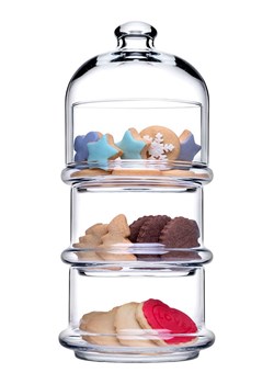 Trendy Kitchen by EXCÉLSA Etażerka "Basic" - wys. 26,1 x Ø 11,8 cm ze sklepu Limango Polska w kategorii Misy i tace dekoracyjne - zdjęcie 188453544