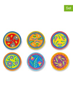 Trendy Kitchen by EXCÉLSA Talerze (6 szt.) ze wzorem na pieczywo - Ø 15 cm ze sklepu Limango Polska w kategorii Naczynia - zdjęcie 188453561