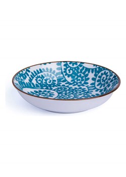 Trendy Kitchen by EXCÉLSA Miska "Oriented" w kolorze niebiesko-białym - Ø 10 cm ze sklepu Limango Polska w kategorii Naczynia - zdjęcie 188453623