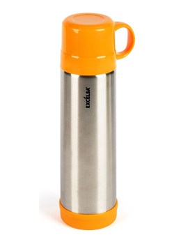 Trendy Kitchen by EXCÉLSA Butelka termiczna "Cup&amp;Go" w kolorze srebrno-pomarańczowym - 500 ml ze sklepu Limango Polska w kategorii Kubki termiczne - zdjęcie 188453643