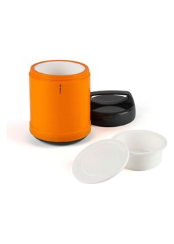 Trendy Kitchen by EXCÉLSA Termos "Thermico" w kolorze pomarańczowo-czarnym na lunch - 1,2 l ze sklepu Limango Polska w kategorii Naczynia - zdjęcie 188453653