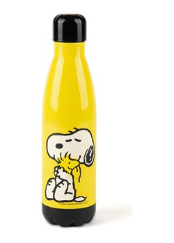 Trendy Kitchen by EXCÉLSA Butelka termiczna "Peanuts" w kolorze żółtym - 500 ml ze sklepu Limango Polska w kategorii Kubki termiczne - zdjęcie 188453673