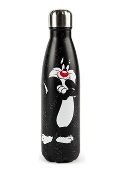 Trendy Kitchen by EXCÉLSA Butelka termiczna "Looney Tunes" w kolorze czarnym - 500 ml ze sklepu Limango Polska w kategorii Kubki termiczne - zdjęcie 188453681