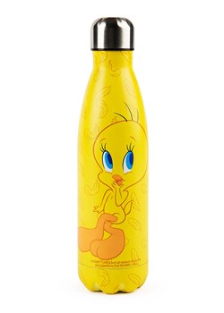 Trendy Kitchen by EXCÉLSA Butelka termiczna "Looney Tunes" w kolorze żółtym - 500 ml ze sklepu Limango Polska w kategorii Kubki termiczne - zdjęcie 188453683