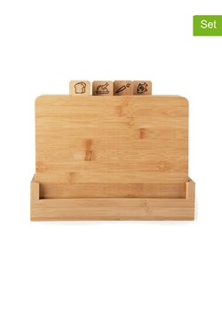 Trendy Kitchen by EXCÉLSA 5-częściowy zestaw w kolorze jasnobrązowym do krojenia ze sklepu Limango Polska w kategorii Deski - zdjęcie 188453724