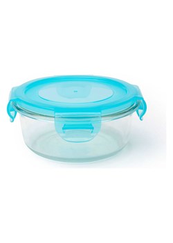Trendy Kitchen by EXCÉLSA Pojemnik "Freshness Glass" w kolorze błękitnym - 400 ml ze sklepu Limango Polska w kategorii Pojemniki kuchenne - zdjęcie 188453762