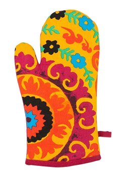 Trendy Kitchen by EXCÉLSA Rękawica kuchenna w kolorze różowym - 32 x 18 cm ze sklepu Limango Polska w kategorii Tekstylia kuchenne - zdjęcie 188453890