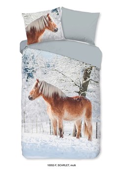 Good Morning Komplet pościeli flanelowej "Scarlet" w kolorze błękitnym ze sklepu Limango Polska w kategorii Pościel dziecięca - zdjęcie 188454091