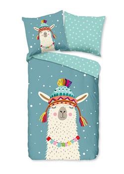 Good Morning Komplet pościeli flanelowej "Borax" w kolorze biało-morskim ze sklepu Limango Polska w kategorii Pościel dziecięca - zdjęcie 188454294