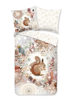 Hip Komplet pościeli flanelowej "Romar" w kolorze beżowym ze wzorem ze sklepu Limango Polska w kategorii Pościele - zdjęcie 188454474