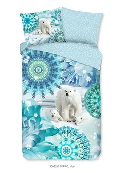 Hip Komplet pościeli flanelowej "Seppo" w kolorze błękitnym ze sklepu Limango Polska w kategorii Pościele - zdjęcie 188454512