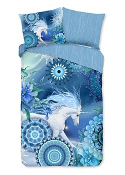 Hip Komplet pościeli flanelowej "Lumi" w kolorze niebieskim ze sklepu Limango Polska w kategorii Pościele - zdjęcie 188454520