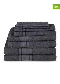 Good Morning 8-częściowy zestaw ręczników w kolorze antracytowym ze sklepu Limango Polska w kategorii Ręczniki - zdjęcie 188454613