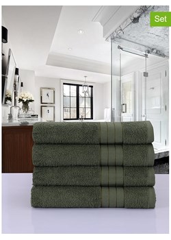 Descanso Ręczniki (4 szt.) w kolorze zielonym do rąk ze sklepu Limango Polska w kategorii Ręczniki - zdjęcie 188454641