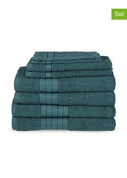 Good Morning 8-częściowy zestaw ręczników w kolorze zielonym ze sklepu Limango Polska w kategorii Ręczniki - zdjęcie 188454643