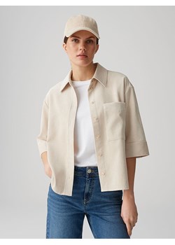 OPUS Bluzka w kolorze beżowym ze sklepu Limango Polska w kategorii Koszule damskie - zdjęcie 188454902