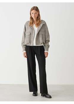 OPUS Kurtka przejściowa "Hemma" w kolorze beżowym ze wzorem ze sklepu Limango Polska w kategorii Kurtki damskie - zdjęcie 188454980