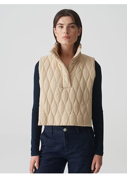 OPUS Kamizelka pikowana w kolorze beżowym ze sklepu Limango Polska w kategorii Kamizelki damskie - zdjęcie 188455031