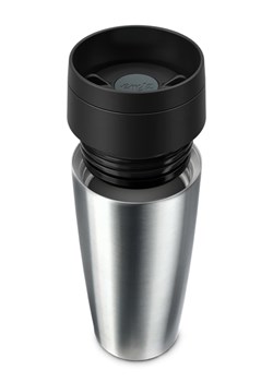 Emsa Kubek termiczny "Travel Mug Classic" w kolorze srebrnym - 360 ml ze sklepu Limango Polska w kategorii Kubki termiczne - zdjęcie 188456142