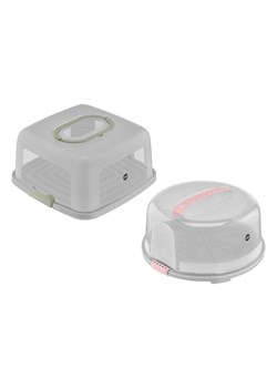 Emsa Pojemnik "Prep &amp; Bake" w kolorze szaro-zielonym na wypieki - 37 x 33 cm ze sklepu Limango Polska w kategorii Pojemniki kuchenne - zdjęcie 188456260