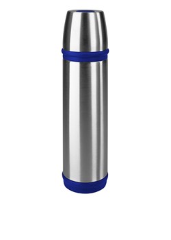 Emsa Termos "Capitan" w kolorze srebrno-niebieskim - 500 ml ze sklepu Limango Polska w kategorii Kubki termiczne - zdjęcie 188456493