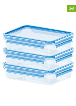 Emsa Pojemniki (3 szt.) "Clip &amp; Close" w kolorze niebieskim na żywność - 3x 1,2 l ze sklepu Limango Polska w kategorii Pojemniki kuchenne - zdjęcie 188456641