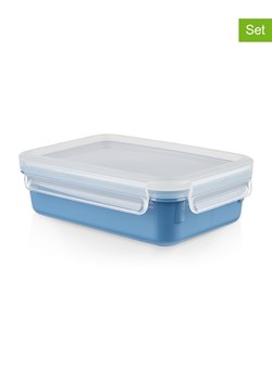 Emsa Pojemniki (2 szt.) w kolorze niebieskim na żywność - 800 ml ze sklepu Limango Polska w kategorii Pojemniki kuchenne - zdjęcie 188456882