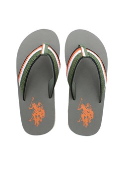 U.S. Polo Assn. Japonki Hank0 HANK001A Zielony ze sklepu MODIVO w kategorii Klapki męskie - zdjęcie 188459550