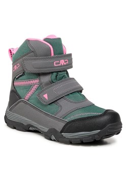 CMP Śniegowce Kids Pyry Snow Boot Wp 38Q4514J Szary ze sklepu MODIVO w kategorii Buty zimowe dziecięce - zdjęcie 188459552