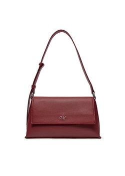 Calvin Klein Torebka Ck Daily Shoulder Bag Pebble K60K612139 Bordowy ze sklepu MODIVO w kategorii Listonoszki - zdjęcie 188459553