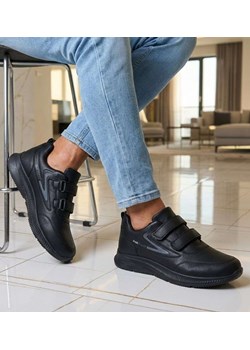 Sportowe buty męskie na rzepy /E7-1 16940 T381/ ze sklepu Pantofelek24.pl w kategorii Buty sportowe męskie - zdjęcie 188459942