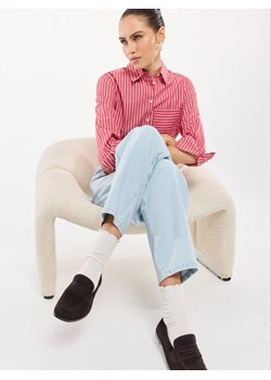 Mohito - Skórzane mokasyny - ciemnobrązowy ze sklepu Mohito w kategorii Mokasyny damskie - zdjęcie 188460401