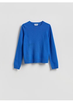 Reserved - Wełniany sweter - niebieski ze sklepu Reserved w kategorii Swetry damskie - zdjęcie 188460510