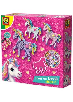 SES Zestaw koralików (1800 szt.) "Unicorn" do prasowanek - 5+ ze sklepu Limango Polska w kategorii Zabawki - zdjęcie 188461740
