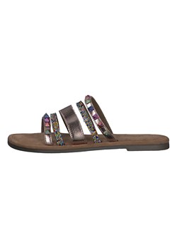 s.Oliver Skórzane klapki ze wzorem ze sklepu Limango Polska w kategorii Klapki damskie - zdjęcie 188463613