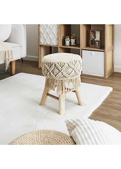 Ethnical Life Hocker w kolorze beżowym - wys. 32 x 42 cm ze sklepu Limango Polska w kategorii Pufy i siedziska - zdjęcie 188464044