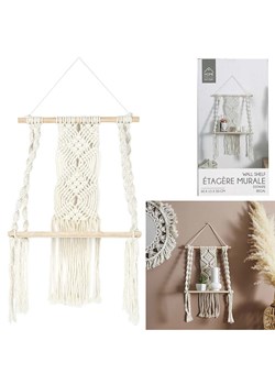 Ethnical Life Regał ścienny "Boho" w kolorze kremowym - 30 x 50 x 15 cm ze sklepu Limango Polska w kategorii Regały i witryny - zdjęcie 188464074