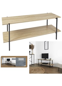 Ethnical Life Szafka RTV w kolorze czarno-beżowym - 115 x 45 x 35 cm ze sklepu Limango Polska w kategorii Meble - zdjęcie 188464080