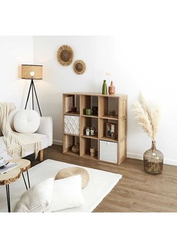 Ethnical Life Regał stojący w kolorze jasnobrązowym - 99,6 x 99 x 32 cm ze sklepu Limango Polska w kategorii Regały i witryny - zdjęcie 188464142