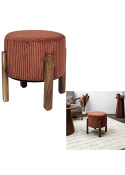 Ethnical Life Hocker w kolorze pomarańczowym - wys. 35 x Ø 35,5 cm ze sklepu Limango Polska w kategorii Pufy i siedziska - zdjęcie 188464222