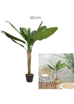 Ethnical Life Sztuczna roślina w kolorze zielonym - wys. 120 x Ø 40 cm ze sklepu Limango Polska w kategorii Doniczki i osłonki - zdjęcie 188464301