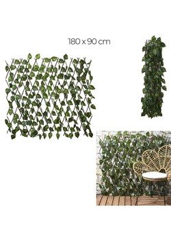 Ethnical Life Parawan w kolorze zielonym z imitacją liści - 90 x 180 cm ze sklepu Limango Polska w kategorii Doniczki i osłonki - zdjęcie 188464342