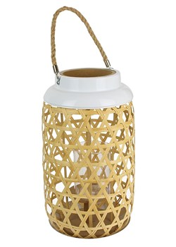Garden Spirit Lampion w kolorze jasnobrązowym - wys. 38 x Ø 21 cm ze sklepu Limango Polska w kategorii Świeczniki - zdjęcie 188464394