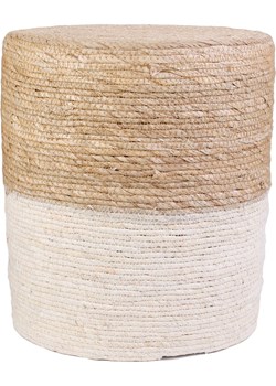 Ethnical Life Puf w kolorze jasnobrązowo-kremowym - wys. 41 x Ø 35,5 cm ze sklepu Limango Polska w kategorii Pufy i siedziska - zdjęcie 188464690