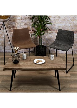 Ethnical Life Stół "Forest" w kolorze brązowym - 100 x 75 x 75,5 cm ze sklepu Limango Polska w kategorii Stoliki kawowe - zdjęcie 188464740