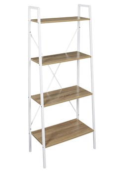 THE HOME DECO FACTORY Regał stojący w kolorze jasnobrązowo-białym - 60 x 148 x 32,5 cm ze sklepu Limango Polska w kategorii Regały i witryny - zdjęcie 188464744